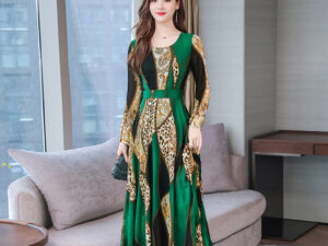 Above The Knee Flattering Printed Maxi Dress