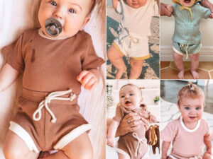 Two-piece set for infants and toddlers