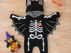 Halloween Bat One-piece Baby Baby Rompers Suit