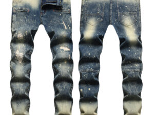 Elastic Small Straight Jeans For Men