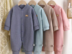 Baby Dralon Jumpsuit Baby Striped Romper